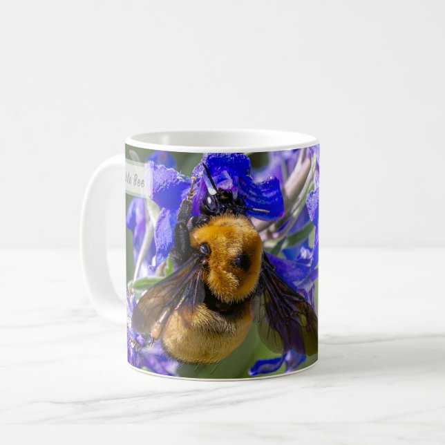 Mug Bumble Bee Psaum 97:11 KJV (Devant gauche)