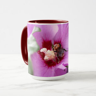 Mug Bumblebebe sur la fleur d'Hibiscus