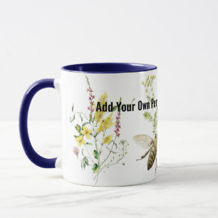 Mug Bumblee rétro abeille insecte amoureux de céramiqu