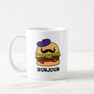 Mug Bunjour Funny Burger Français Bun Pun