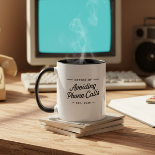 Mug Bureau drôle de travail à domicile Humour 