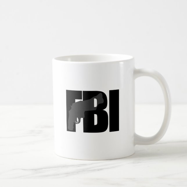 Mug Bureau Fédéral de Recherche d'agent du FBI (Droite)