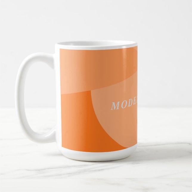 Mug Bureau personnalisé abstrait géométrique moderne (Gauche)