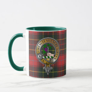 Mug Burnett Tartan & Badge