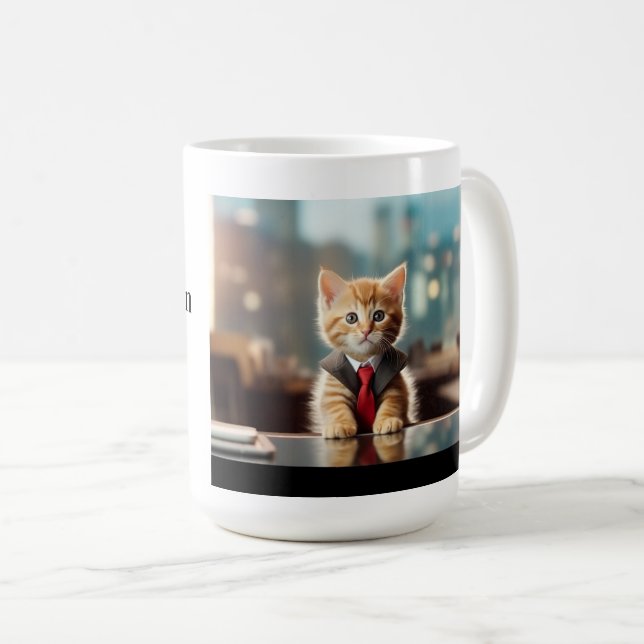 Mug Business Kitten (Devant droit)