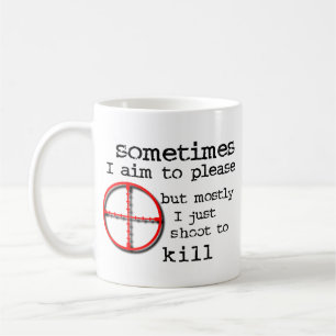 Mug But à svp, pousse pour tuer l'humour drôle de