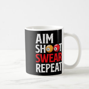 Mug But Tir Sweat Répéter Funny Pool Player Billiard