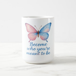 Mug Butterfly Inspirational Candle Label 