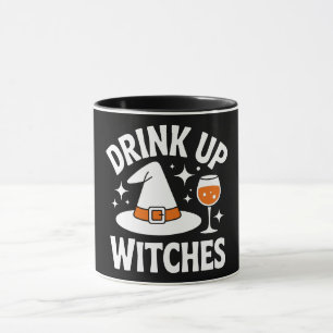Mug Buvez Jusqu'à La Fin Sorcières Drôle Halloween