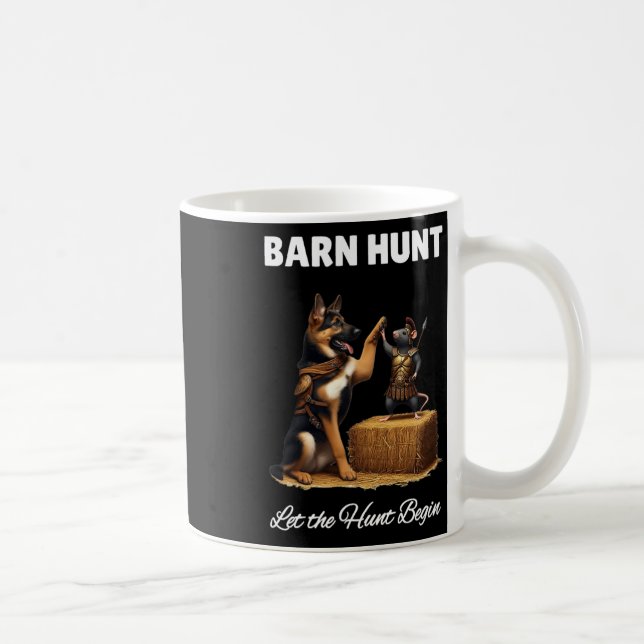 Mug Byrn Hunt Lover - Joli Rat Guerrier Et Germain (Droite)