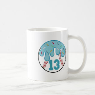 Mug Bysebyll Dripping 13e anniversaire 13 ans Garçons