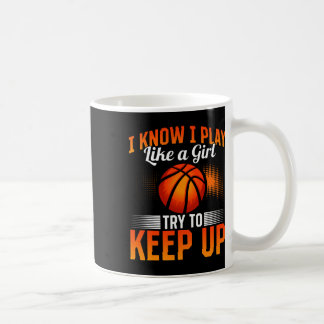 Mug Bysketbyll - Je Sais Que Je Joue Comme Une Fille E