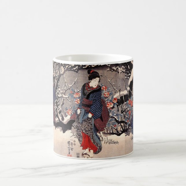 Mug C. de peinture japonais 1800's (Centre)