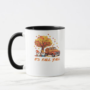 Mug C’est automne Y’all Citrouille Gnome Autumn Tree C