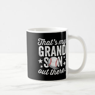 Mug Ça39s Mon Petit-Fils Là-Bas Grand-Mère De Baseball
