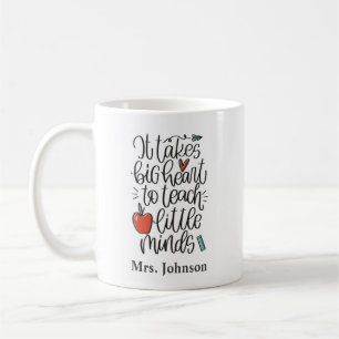 Mug Ça prend une citation de Big Heart Merci du profe