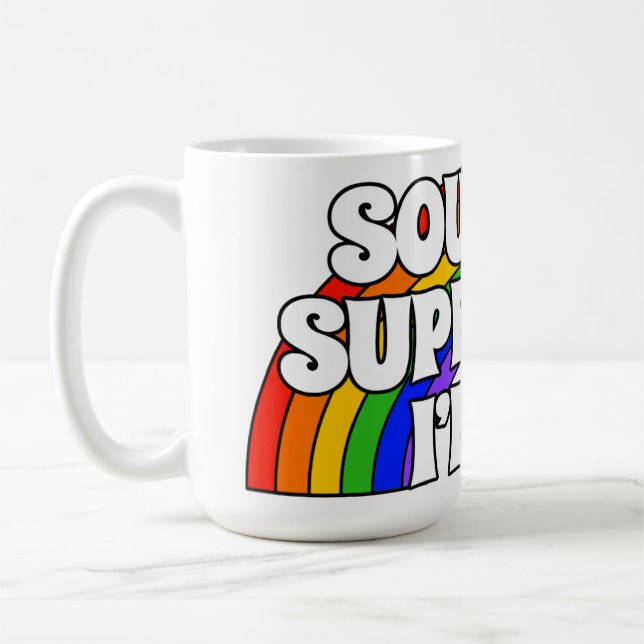 Mug Ça Semble Super Gay. J'y suis. (Gauche)