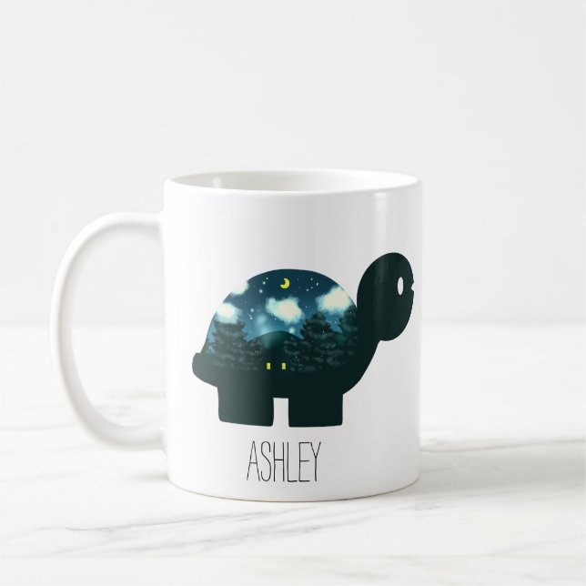 Mug Cabine Ciel De Nuit Dans La Tortue Forestière (Gauche)