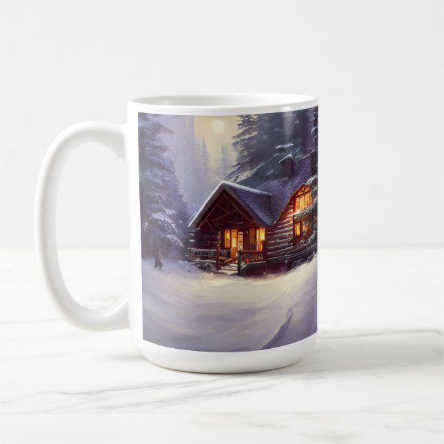 Mug Cabine Mystique Rustique De Journal Parmi Les Ever (Gauche)