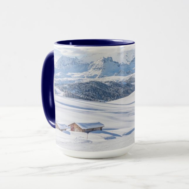 Mug Cabine Retraite Snowscape | Dolomites (Devant gauche)