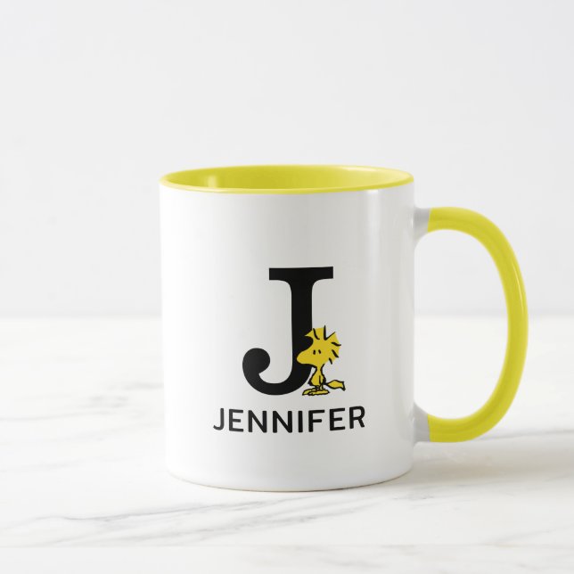 Mug cacahuètes | Bois Nom et monographie J (Droite)