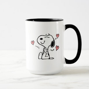 Mug cacahuètes   Coeurs de snoopy
