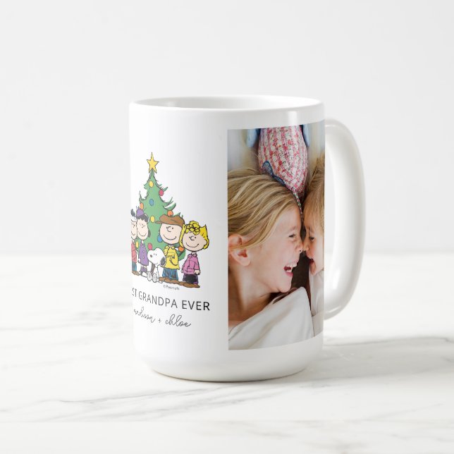 Mug cacahuètes de Noël | Meilleure photo de grand-père (Devant droit)