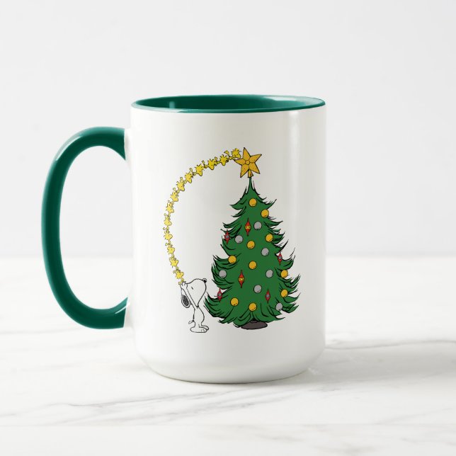 Mug cacahuètes | Découpage de l'arbre des vacances (Gauche)
