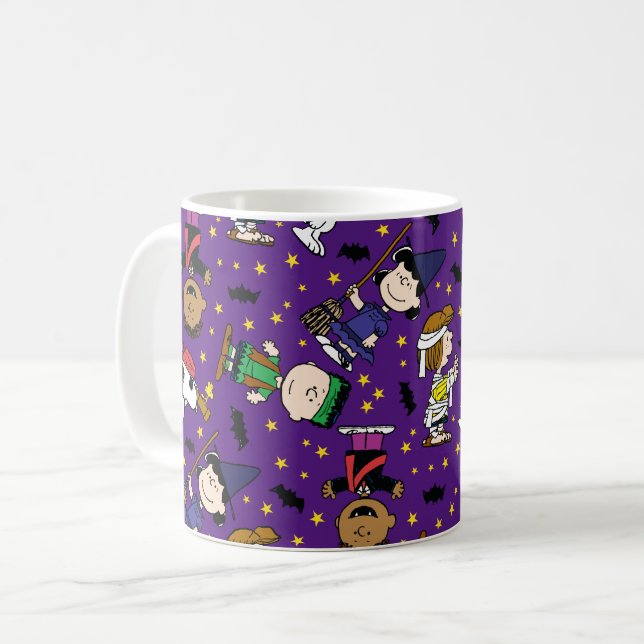 Mug cacahuètes | Happy Halloween Motif (Devant gauche)