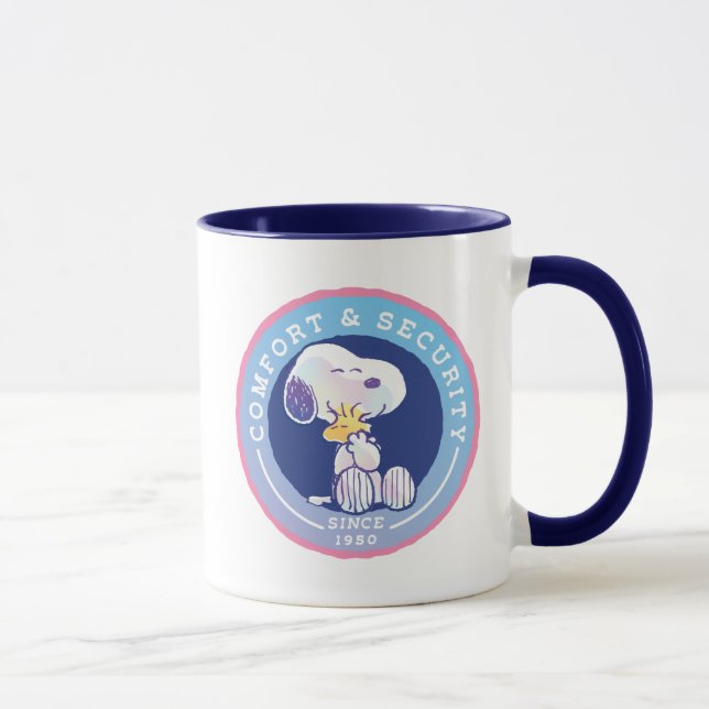 Mug cacahuètes | Insigne de confort et de sécurité ble (Droite)