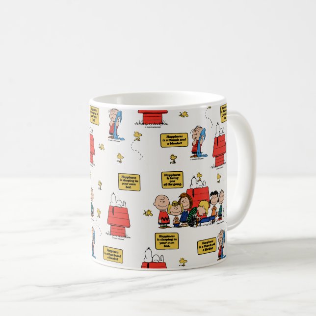 Mug cacahuètes | Le bonheur, c'est... (Devant droit)