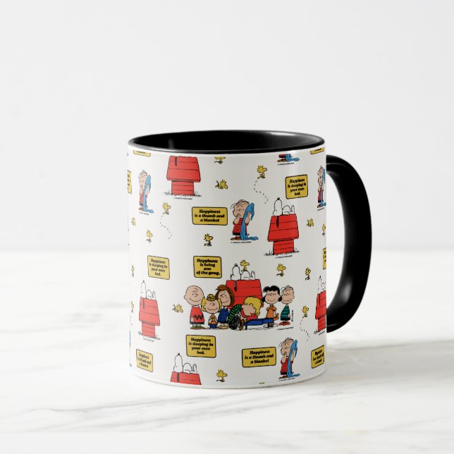 Mug cacahuètes | Le bonheur, c'est... (Devant droit)