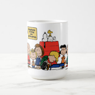 Mug cacahuètes   Le bonheur est d'être l'un des gangs