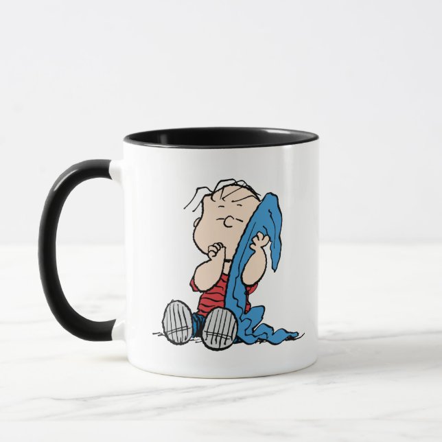 Mug cacahuètes | Linus et sa couverture (Gauche)