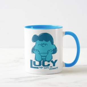 Mug cacahuètes Lucy Who Says I'm Crabby? ?