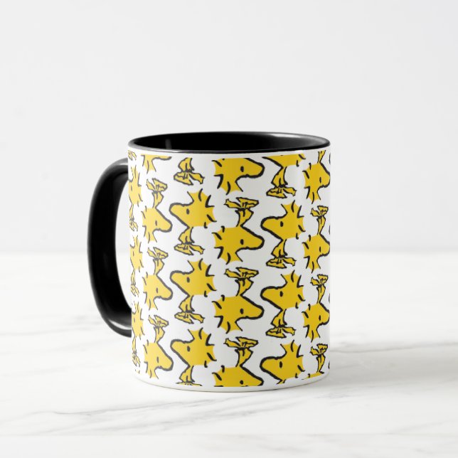Mug cacahuètes | Motif Woodstock (Devant gauche)