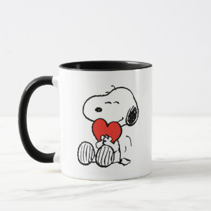 Mug cacahuètes Saint Valentin Snoopy Heart Hug