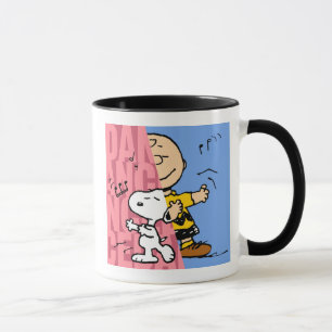 Mug cacahuètes   Snoopy & Charlie Danse Brown mi-mi-mi