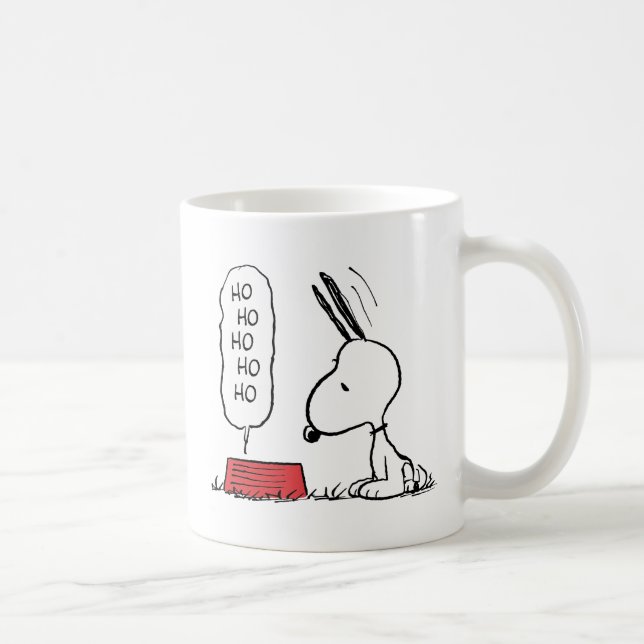 Mug cacahuètes | Snoopy Ho Ho Ho Plat alimentaire (Droite)