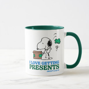 Mug cacahuètes   Snoopy I Love Obtenir des présentatio