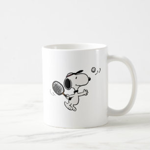 Mug cacahuètes Snoopy Joue Au Tennis