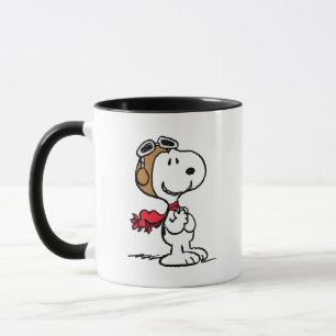 Mug cacahuètes Snoopy L'As Volant