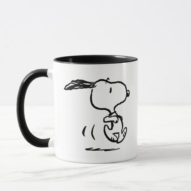 Mug cacahuètes | Snoopy Running (Gauche)