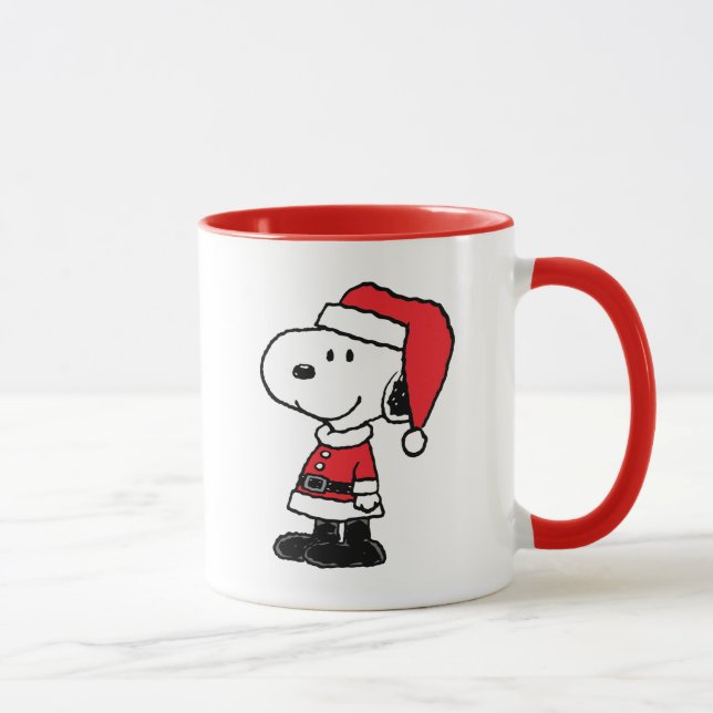 Mug cacahuètes | Snoopy Santa Claus (Droite)