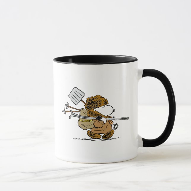 Mug cacahuètes | Snoopy Snow Warrior (Droite)