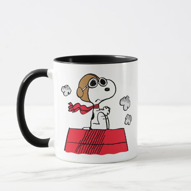 Mug cacahuètes | Snoopy the Flying Ace (Gauche)