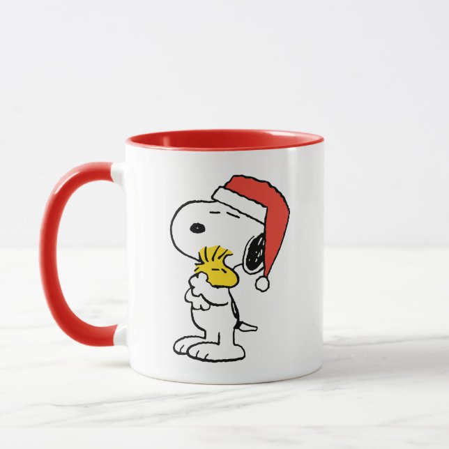 Mug cacahuètes | Snoopy & Woodstock (Gauche)