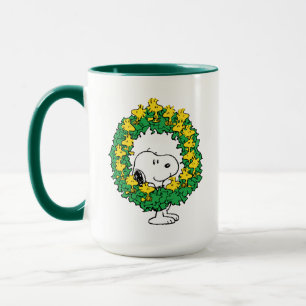 Mug cacahuètes   Snoopy & Woodstock Chemise de Noël