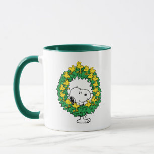 Mug cacahuètes   Snoopy & Woodstock Chemise de Noël
