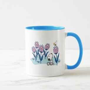 Mug cacahuètes Snoopy & Woodstock Flower Garden